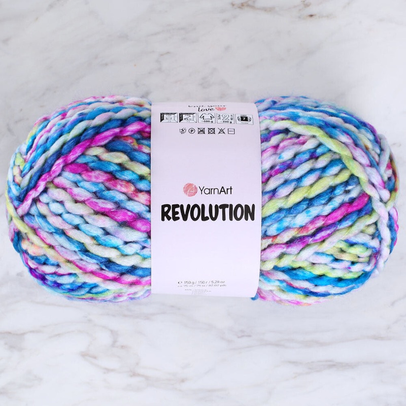 Yarnart Revolution Knitting Yarn – Variegated- 1619