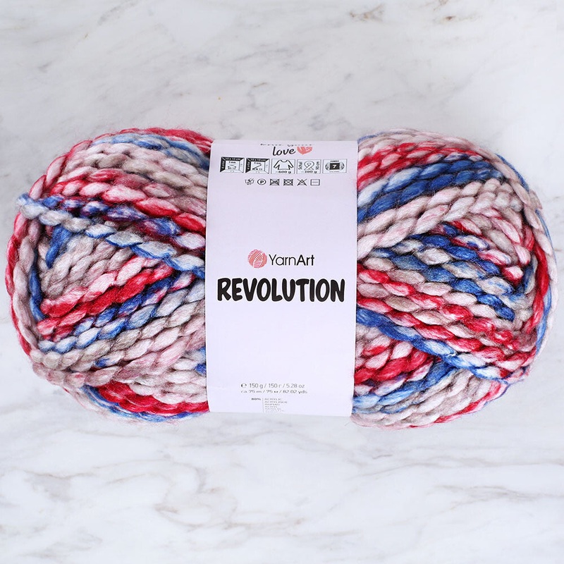 Yarnart Revolution Knitting Yarn – Variegated- 1621