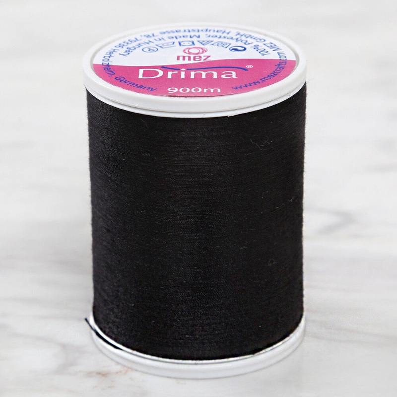 Drima Sewing Thread, 900 m, Black – 9700