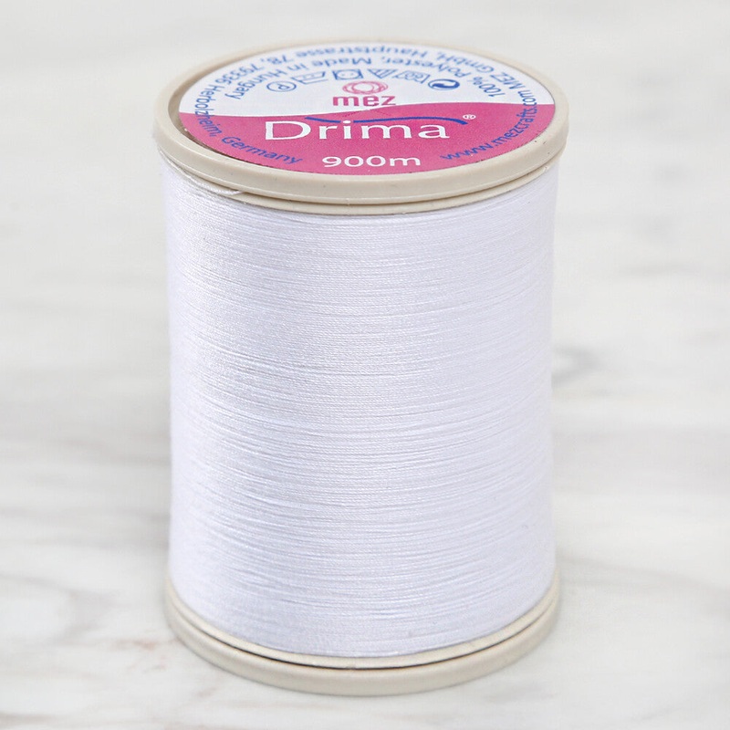 Drima Sewing Thread, 900 m, White – 1712