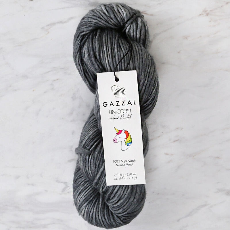 Gazzal Unicorn Knitting Yarn, Variegated – 1341
