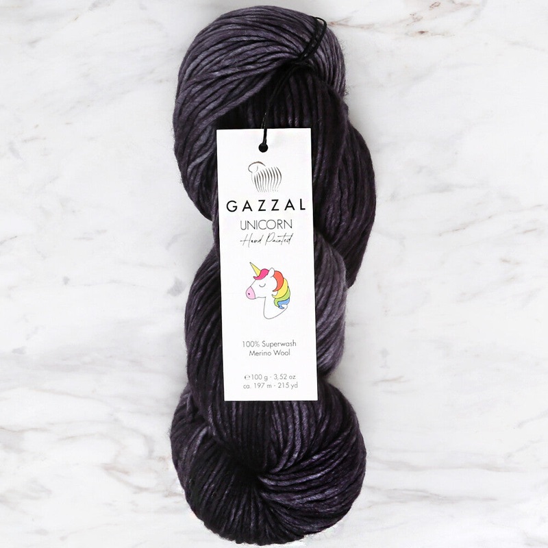 Gazzal Unicorn Knitting Yarn, Variegated – 1342