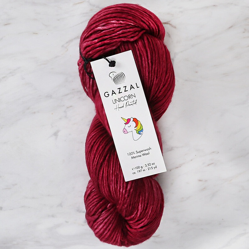 Gazzal Unicorn Knitting Yarn, Variegated – 1343