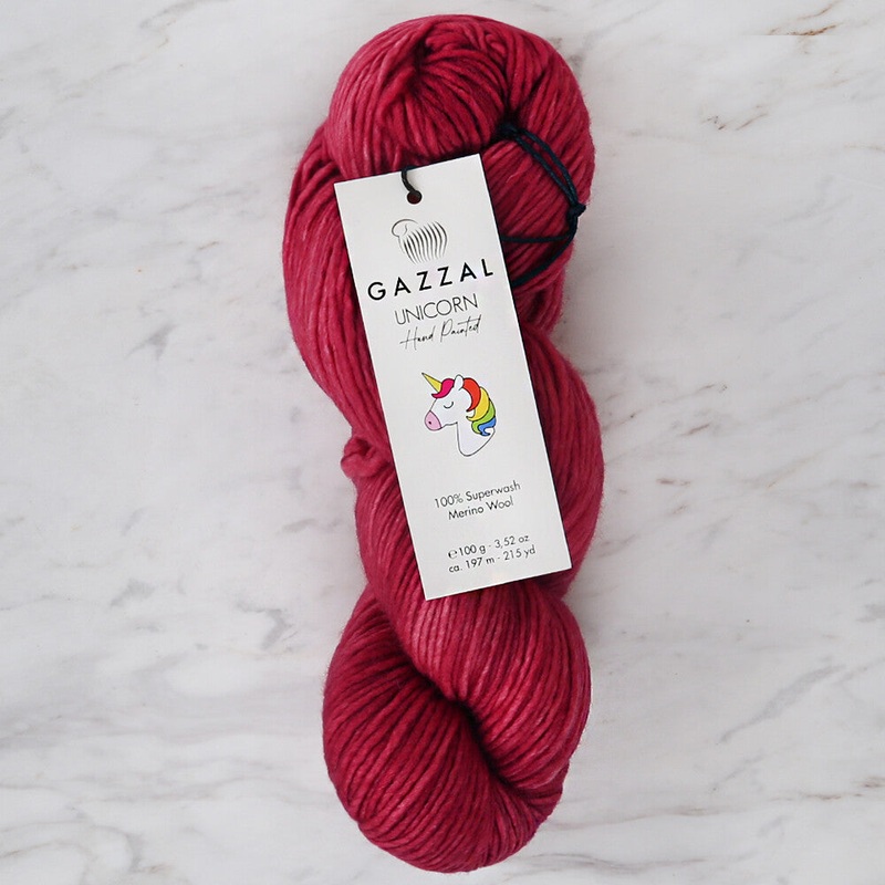 Gazzal Unicorn Knitting Yarn, Variegated – 1345