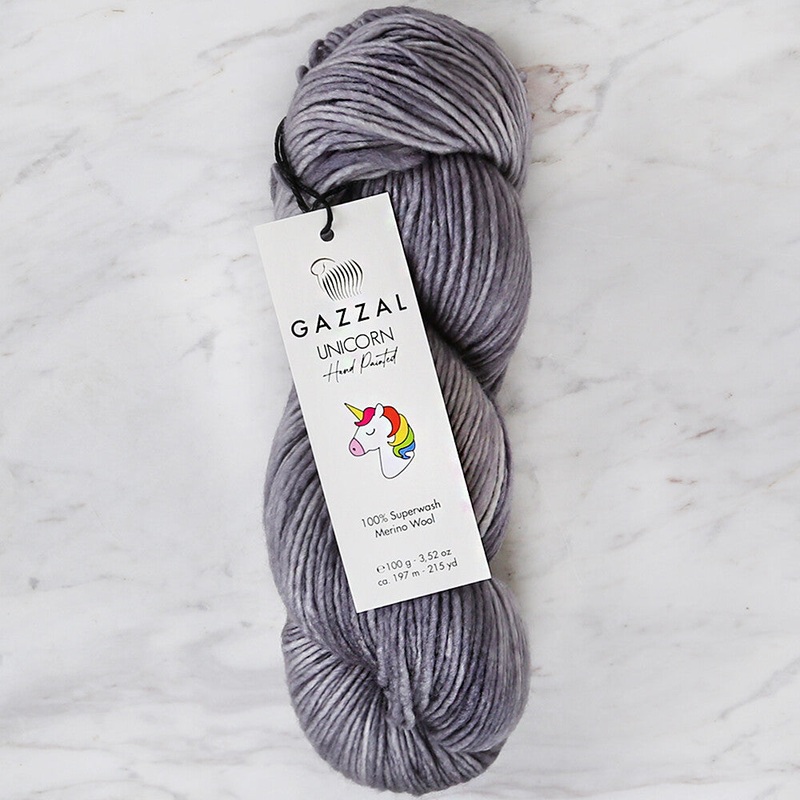 Gazzal Unicorn Knitting Yarn, Variegated – 1348