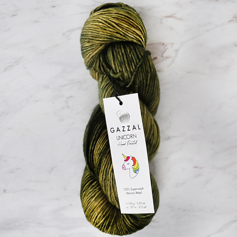 Gazzal Unicorn Knitting Yarn, Variegated – 1349