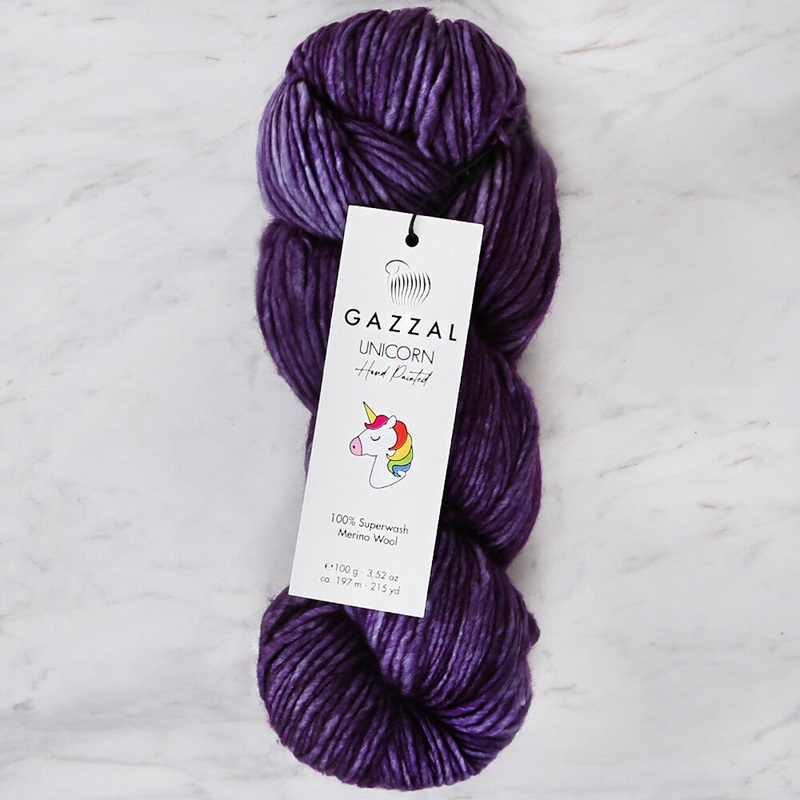 Gazzal Unicorn Knitting Yarn, Variegated – 1350
