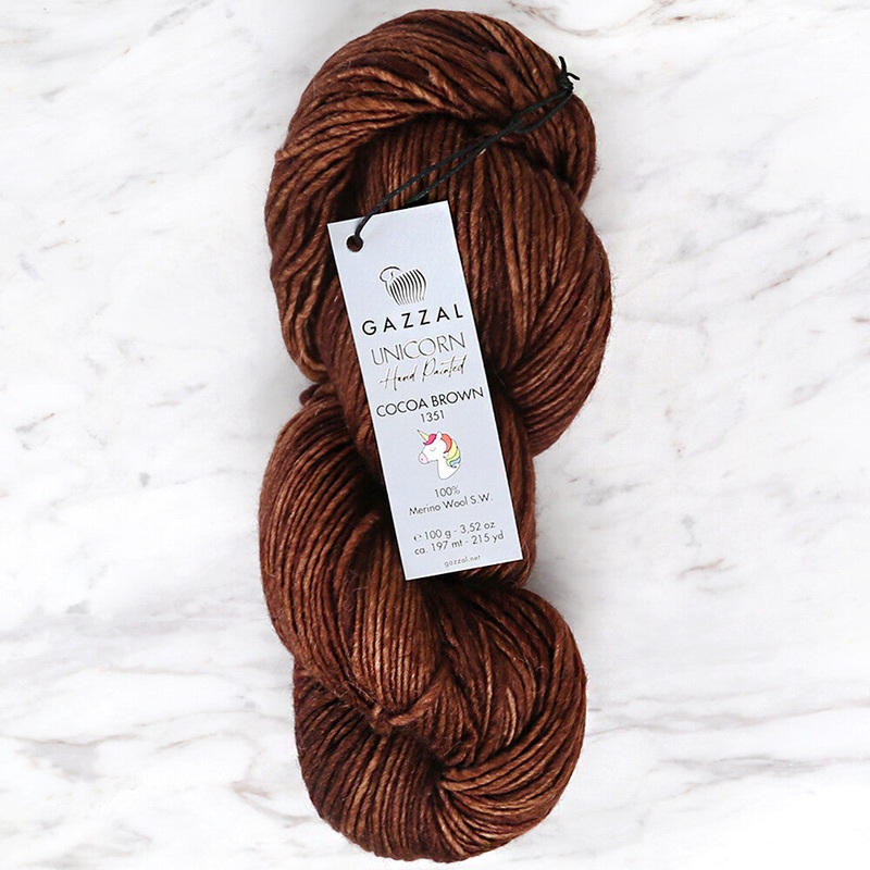 Gazzal Unicorn Knitting Yarn, Variegated – 1351