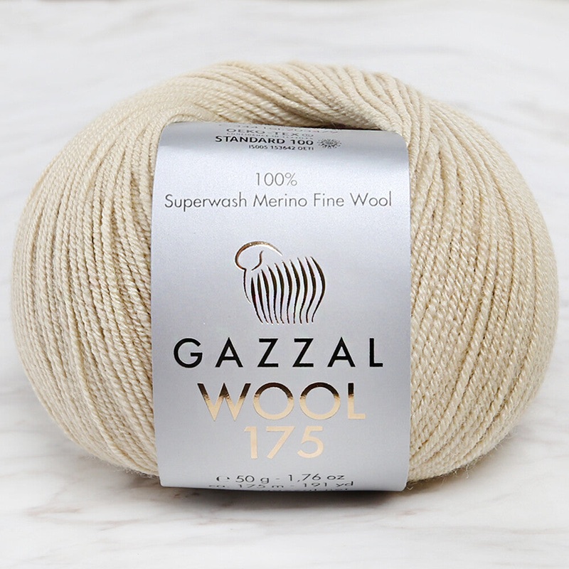 Gazzal Wool 175 50 Gr Yarn, Green – 344