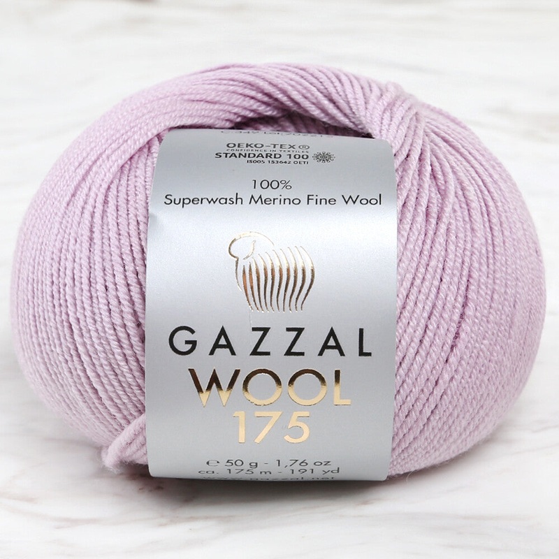 Gazzal Wool 175 50 Gr Yarn, Lilac – 349