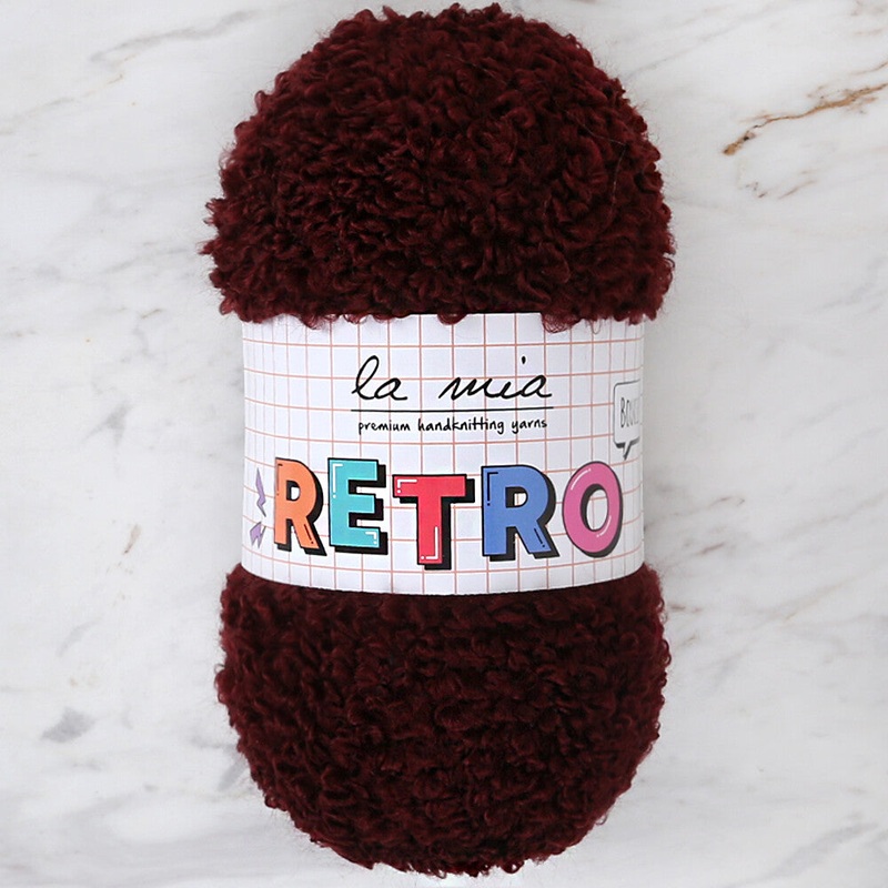 La Mia Retro Yarn, Dark Brown – LM3201