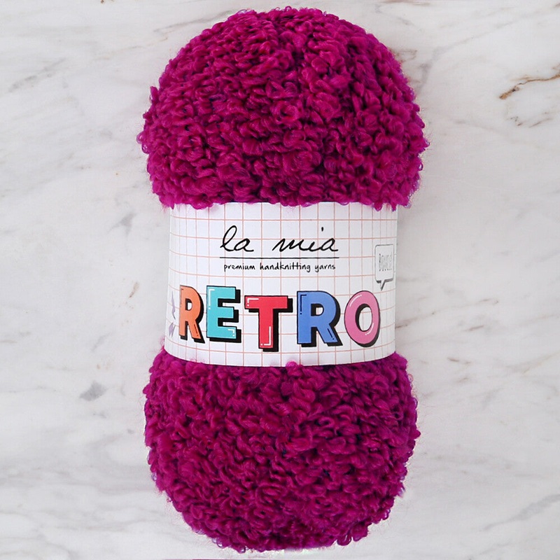 La Mia Retro Yarn, Fuchsia – LM4153