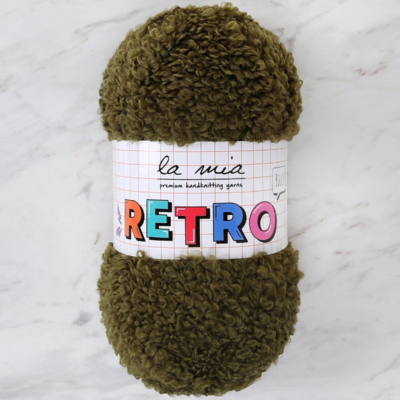 La Mia Retro Yarn, Navy Green – LM8001