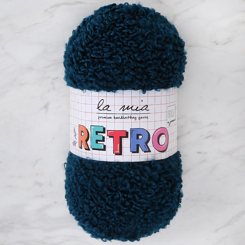 La Mia Retro Yarn, Petrol Blue – LM5206