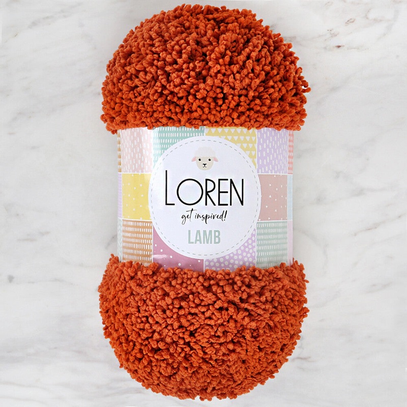 Loren Lamb Baby Yarn, Cinnamon – R035