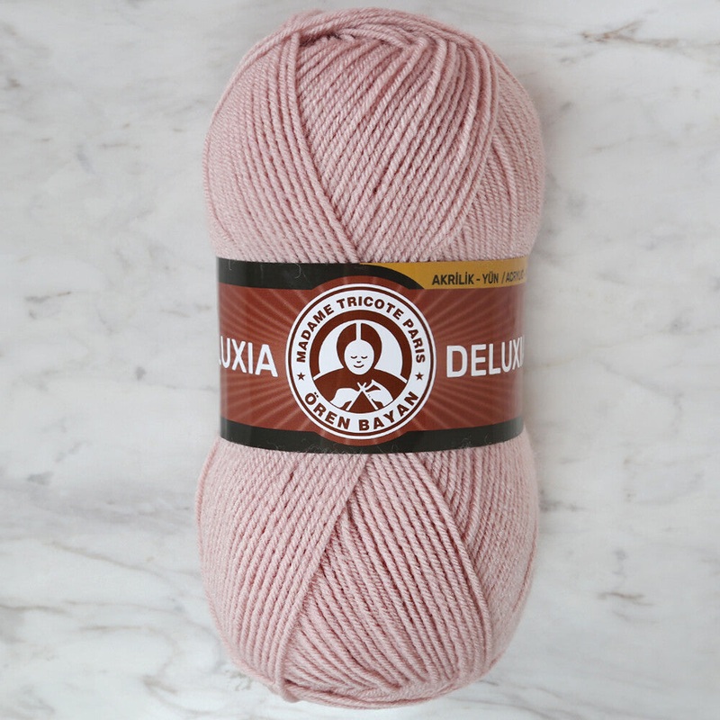 Madame Tricote Paris Deluxia Knitting Yarn, Powder Color – 124