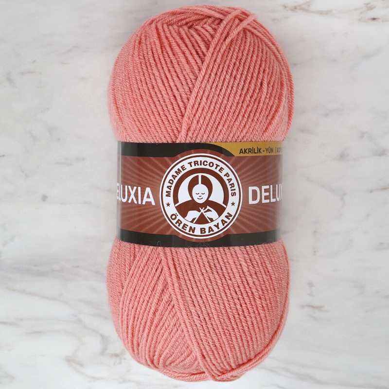Madame Tricote Paris Deluxia Knitting Yarn, Rose Color – 121