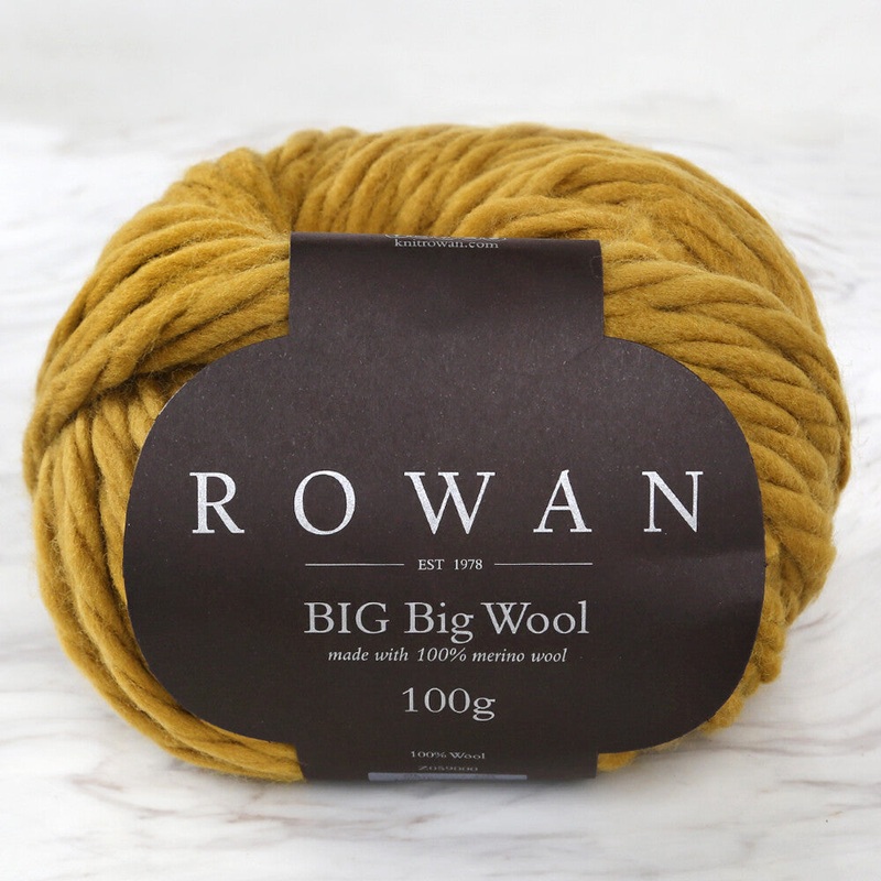 Rowan Big Big Wool Yarn, Mustard – 00218