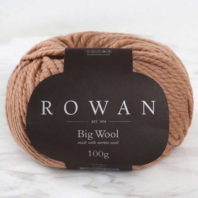 Rowan Big Wool Yarn, Brown  – 00082