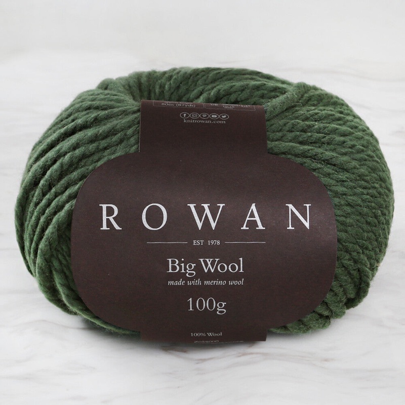 Rowan Big Wool Yarn, Green – 00043