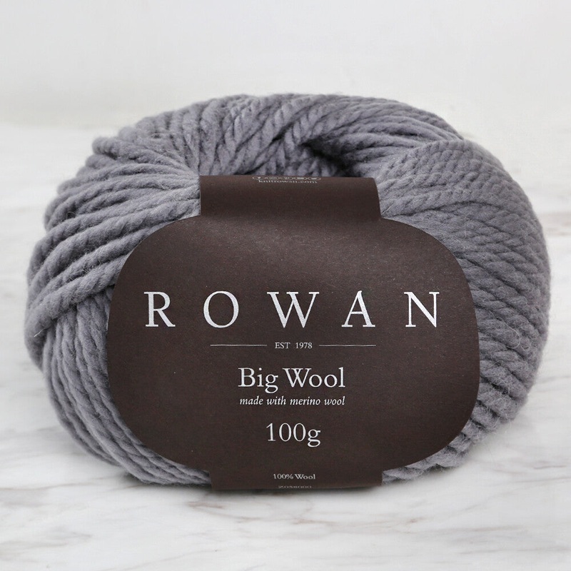 Rowan Big Wool Yarn, Grey – 00056