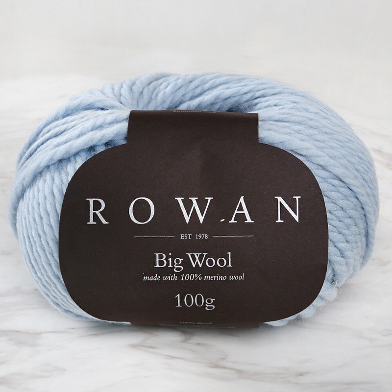 Rowan Big Wool Yarn, Light Blue – 00021