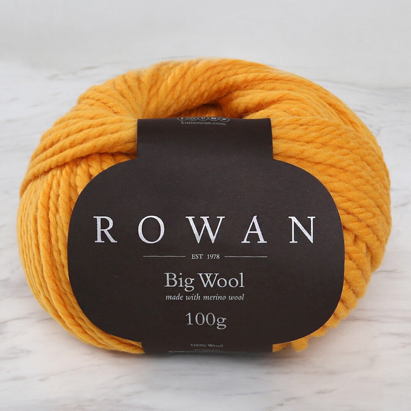 Rowan Big Wool Yarn, Mustard – 00078