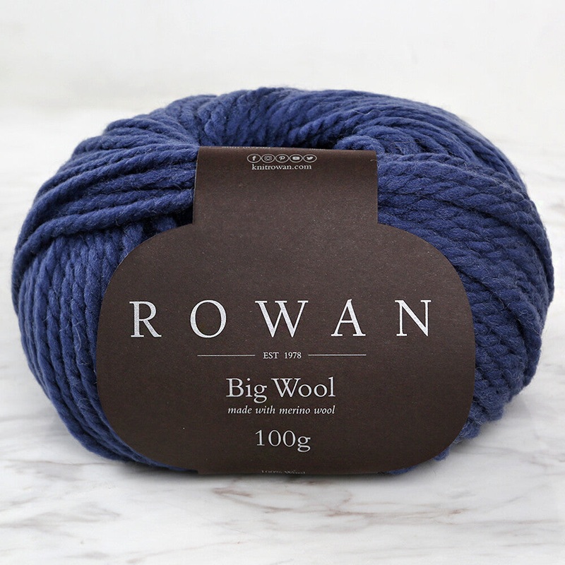 Rowan Big Wool Yarn, Navy Blue – 00026