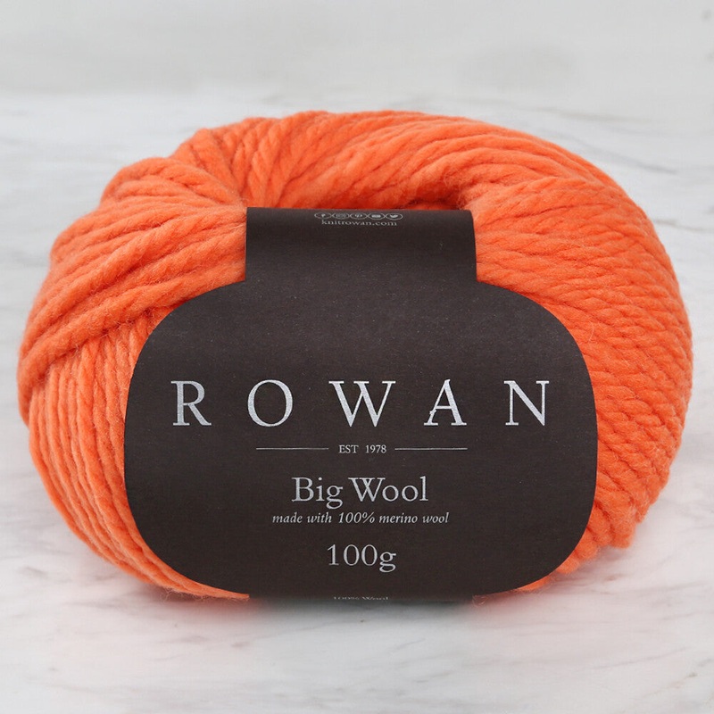 Rowan Big Wool Yarn, Orange – 00090