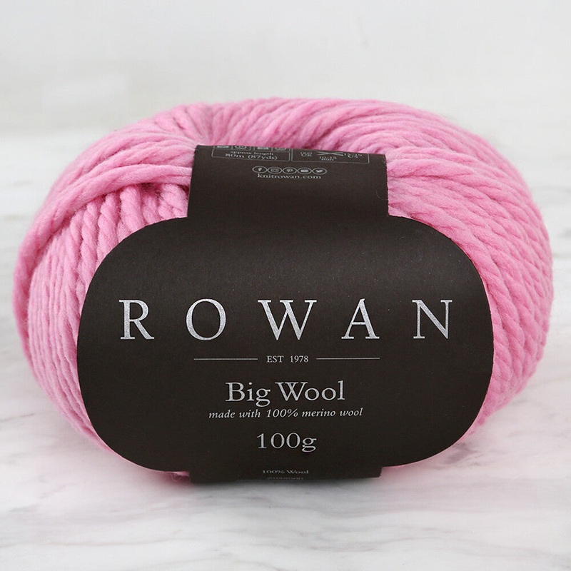 Rowan Big Wool Yarn, Pink – 00095