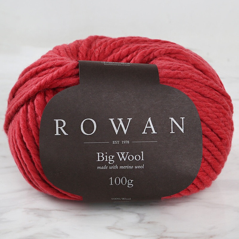 Rowan Big Wool Yarn, Red – 00063