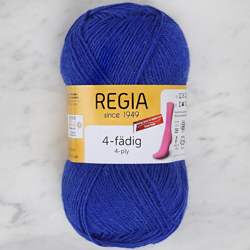 Schachenmayr Regia 4-PLY 50gr Sock Yarn , Blue – 02094
