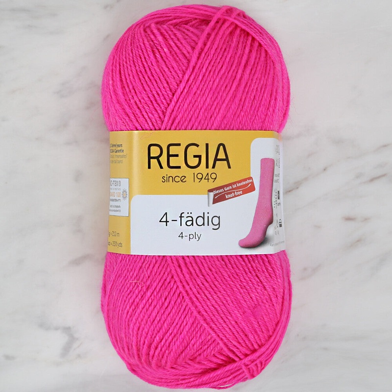 Schachenmayr Regia 4-PLY 50gr Sock Yarn, Fuschia – 02093