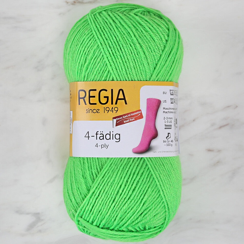 Schachenmayr Regia 4-PLY 50gr Sock Yarn, Green – 02091