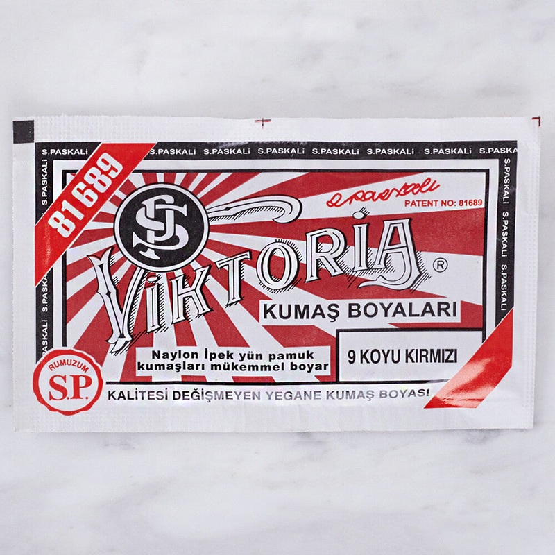 Viktoria Fabric Dye, Crimson – 9