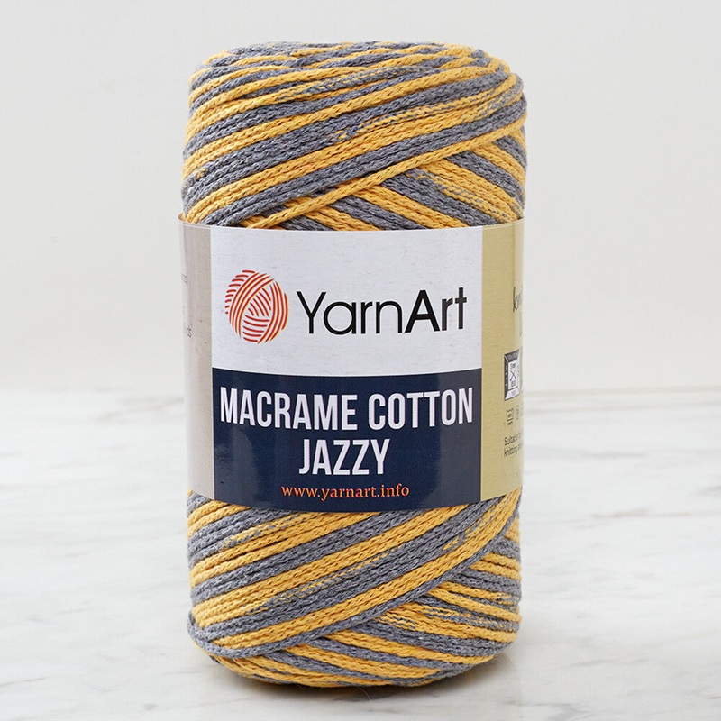 YarnArt Macrame Cotton Jazz Yarn, Variegated – 1203