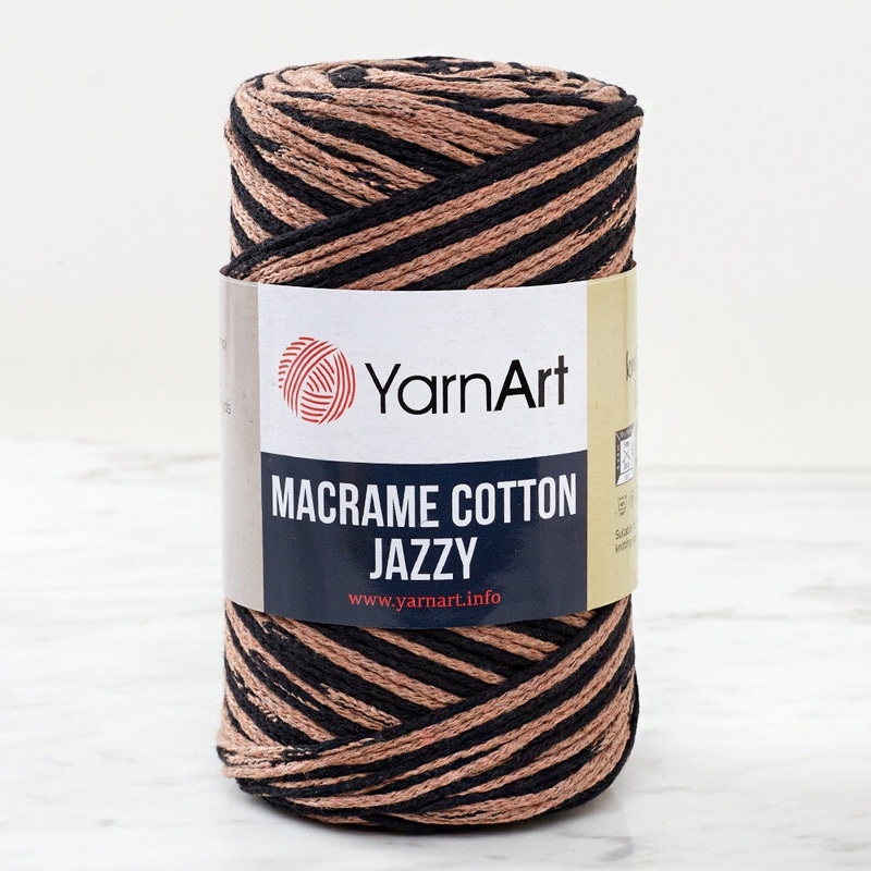 YarnArt Macrame Cotton Jazz Yarn, Variegated – 1209