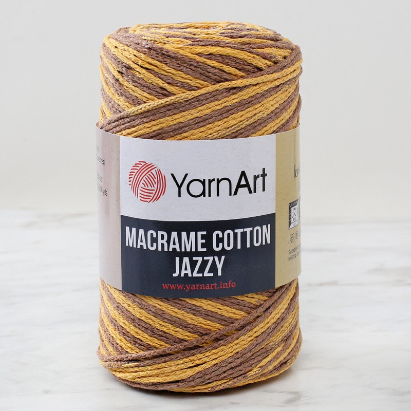 YarnArt Macrame Cotton Jazz Yarn, Variegated – 1214