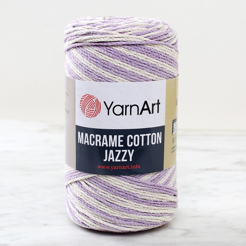 YarnArt Macrame Cotton Jazz Yarn, Variegated – 1226