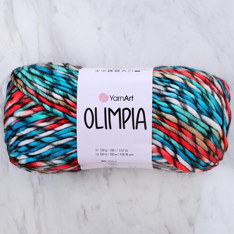 Yarnart Olimpia Knitting Yarn – Variegated- 1413