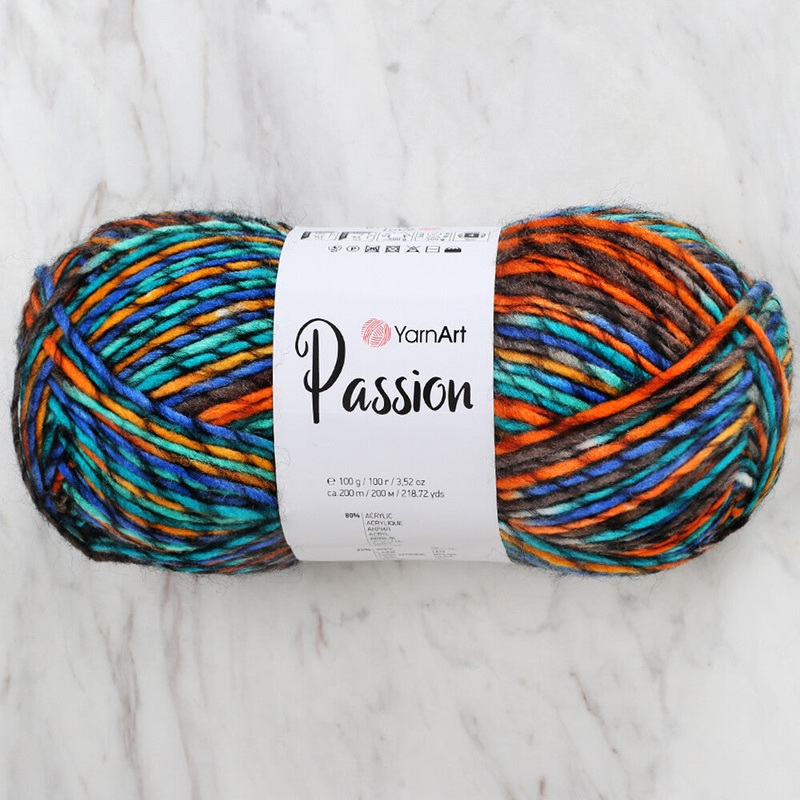 Yarnart Passion Knitting Yarn – Variegated- 1244