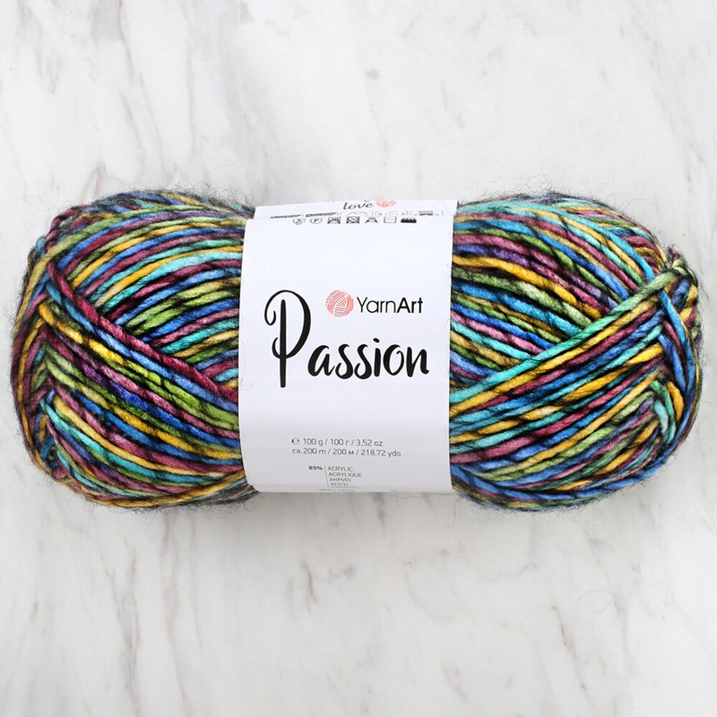 Yarnart Passion Knitting Yarn – Variegated- 1245