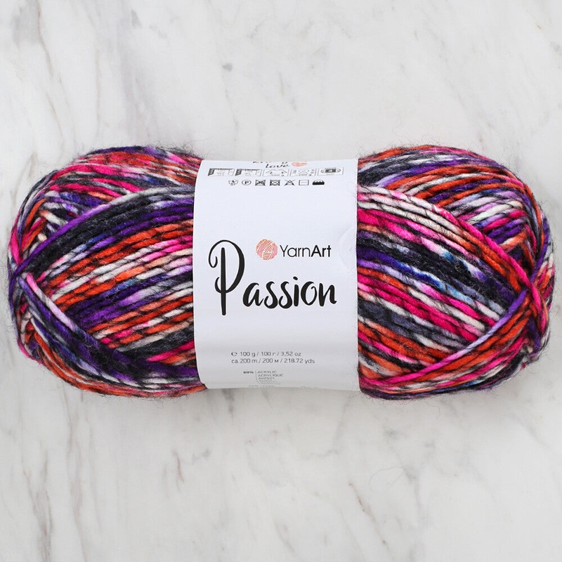 Yarnart Passion Knitting Yarn – Variegated- 1248