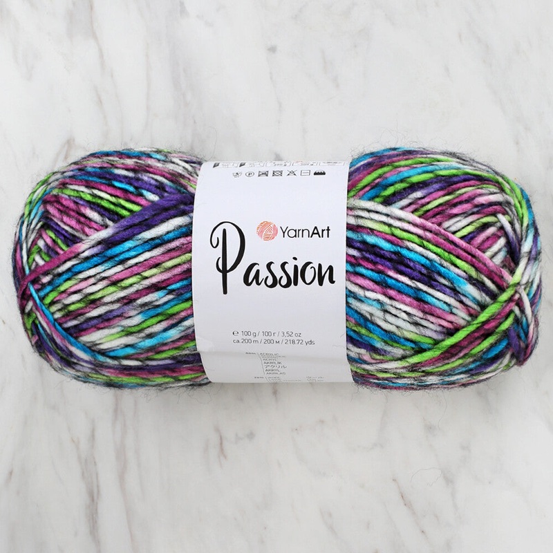 Yarnart Passion Knitting Yarn – Variegated- 1250