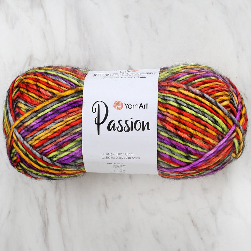 Yarnart Passion Knitting Yarn – Variegated- 1253