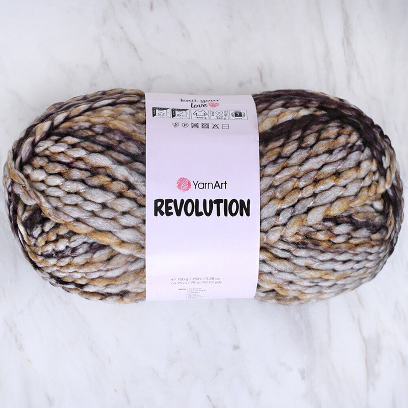 Yarnart Revolution Knitting Yarn – Variegated- 1600