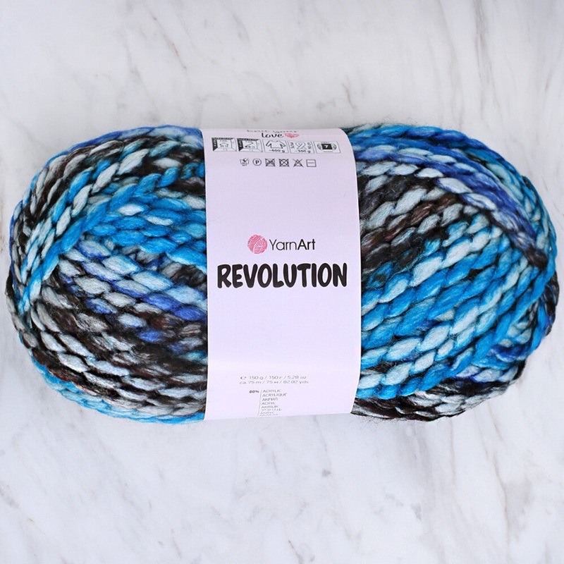 Yarnart Revolution Knitting Yarn – Variegated- 1601