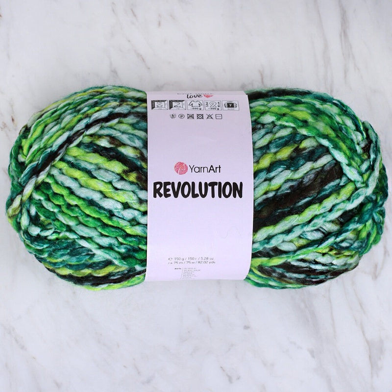 Yarnart Revolution Knitting Yarn – Variegated- 1602