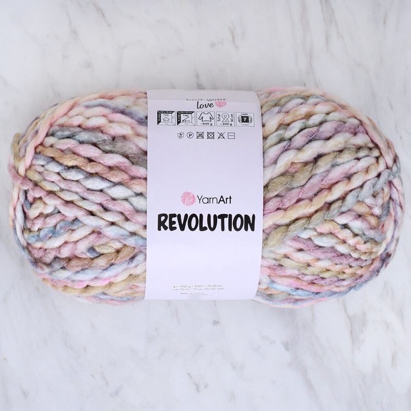 Yarnart Revolution Knitting Yarn – Variegated- 1606