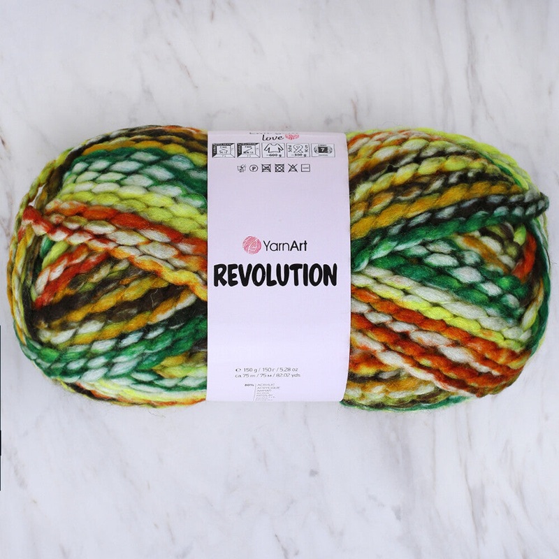 Yarnart Revolution Knitting Yarn – Variegated- 1612